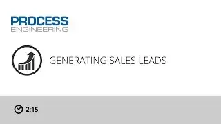 Process Engineering - Sales lead generation to industrial process markets