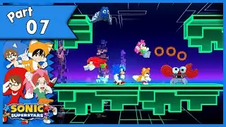Sonic Superstars 4-player co-op walkthrough (w/ commentary) Part 7 - Pixel Perfect!