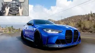 BMW M4 G82 Competition - Forza Horizon 5 | Moza R5