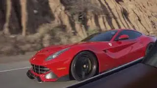 Ferrari F12 Highway Pull