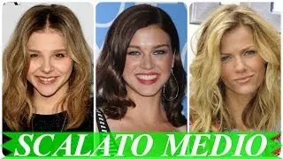 Taglio capelli medi scalati