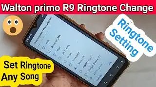 Walton primo R9 Ringtone change // Ringtone settings