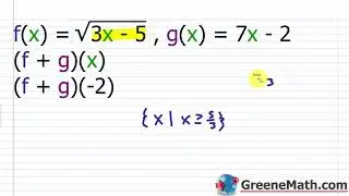 Operations on Functions