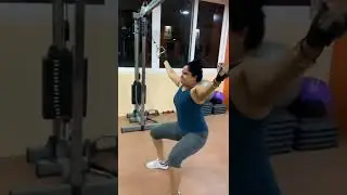 Pragathi Heavy Workouts in Gym Latest Video