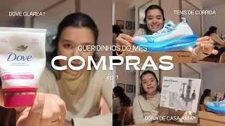 queridinhos do mês, ep 1 - tênis de corrida mizuno, item para cozinha, tripé portátil, dove clareia?