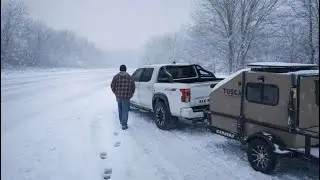 Solo Camping in a  -20°F Blizzard  Minneapolis to a Hidden Spot Near Duluth Ai