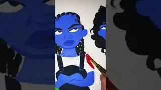 Kids Next Door 🚪💙 #painting #blackgirlcreator #artists #theproudfamily #codenamekidsnextdoor
