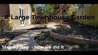 A Large town house garden