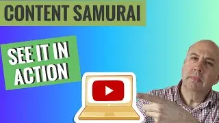 Content Samurai in Action - See How Quickly You Can Make Videos! 👌