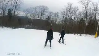 Skiing in Camden Maine at the snowbowl