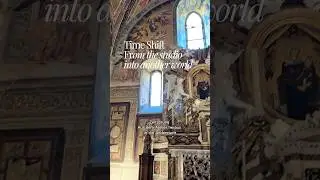 Zeitsprung aus dem Atelier in die Anderswelt #livingart #orvieto #signorelli #frescoes