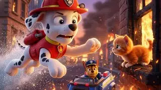 Paw Patrol 3D Animation: Chase and Nurse Skye Take Care of Ryder in the Hospital | Rainbow 3