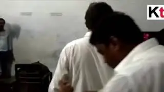 Clashes between BJP and TMC supporters in polling booth in Belur