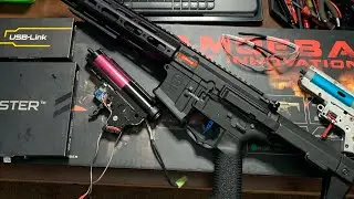 Gate Titan/Aster install in a Ares Amoeba Airsoft