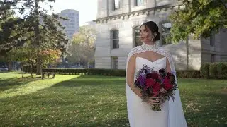 Arts Garden and Conrad Hotel | Indianapolis Wedding | Parissa & Ryan