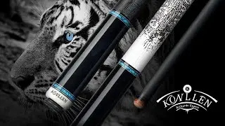 KONLLEN AK75-12 Carbon Fiber Pool Cue Stick Handmade Inlay Cue