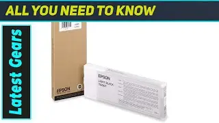 Epson UltraChrome K3 Light Black Ink: The Ultimate for Stylus Pro 4800/4880