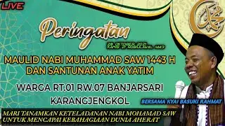 Live Peringatan Maulid Nabi Muhammad SAW dan santunan anak yatim bersama Kyai Basuki Rahmat