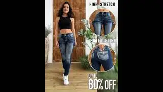 Washed Embroidery Pocket Button Up Mid Rise Skinny Jeans