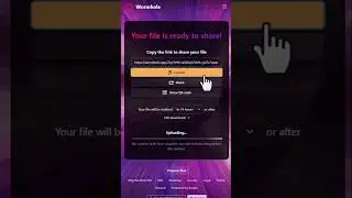 Have you tried sharing files using WORMHOLE? If you haven't you're missing out! #wormhole