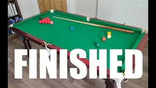 Restoring a Snooker Table (Part 7) -Final Reveal and the Riley Factory