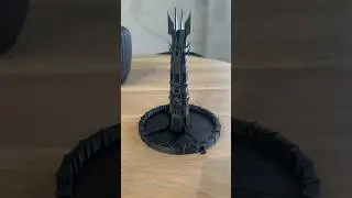 Orthanc 3D print on P1P - #3dprinting #lotr #orthanc #isengard