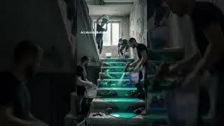 From Raw Lava Stone to Stunning Epoxy Stairs  #timelapse #renovation