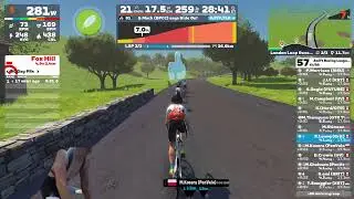 Zwift Racing League Lilac B1 2025 London Loop Reverse 3x