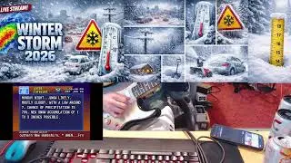 Big Snowstorm Incoming! Playing guitar to weather channel music!