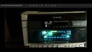aiwa nsx-sz70e stereo system with bluetooth