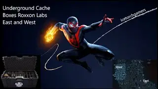 Underground Cache locations at Roxxon Labs East and West
