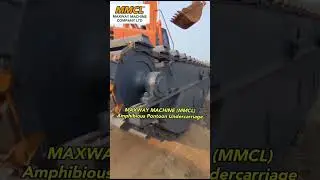 Big float amphibious excavator, swamp buggy, swamp excavator for working in water, MAXWAY (MMCL)