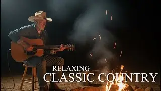 Country Acoustic by the Fire 🔥 | Midnight Relaxing Guitar Music