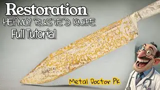 RESTORE A HEAVILY RUSTED KNIFE! | Easy DIY Rust Removal & Blade Cleanup (Full Tutorial)