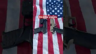 Dual wielding pistols