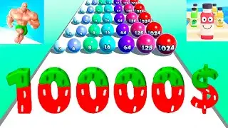 Stack Rider, Toy Rumble 3D, Number Leveling, ASMR, Satisfying Mobile Games Walkthrough 888 lvl
