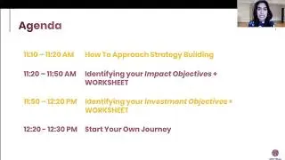 How To Build Your Impact Investing Strategy (Live at SOCAP 2020)