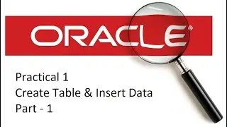 DBMS - II Practical Question 1 Part 1
