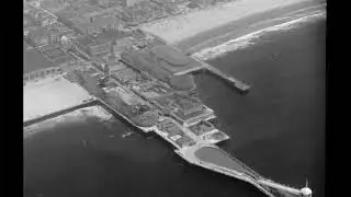 1940s Hollywood Blvd & Santa Monica Piers Aerial | Venice Beach, Ocean Park & Lick Piers