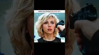 Lucy Unlocks 60% Brain Power in Minutes 😱 #shorts #movie