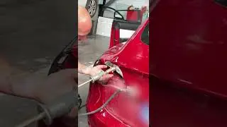 Comment Redresser une T&ocirc;le avec un Tire-Clou (M&eacute;thode Carrossier) #m&eacute;tiers #carrosserie #carrossier