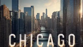 CHICAGO 4K DRONE (DEEP HOUSE MUSIC) SCENIC RELAXATION