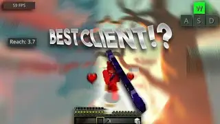 BEST PVP CLIENT FOR MCBE!?! (Keystrokes, Reach Display, FPS)