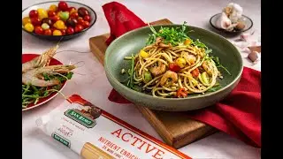 Prawns, Rocket and Tiny Tomatoes with Active Plus