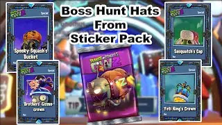 Unlock Boss Hunt Hats Permanently from Sticker Shop | Garden Warfare 2
