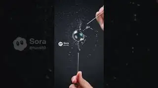 A bubble with a world of color #ai #funny #explore #colors #bubble #fun