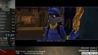 Sly 4 Episode 2 speedrun in 56:30 [Former WR]