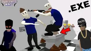 Dude Theft Wars Toilet Police😂💩 .Exe - Funny Moments, Thug Life