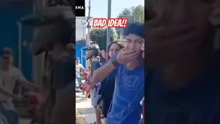 Неуважительная дама получает мгновенную карму! 😳