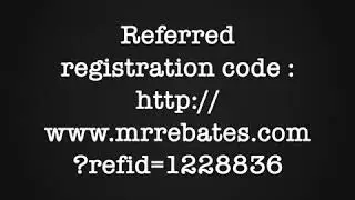 Mr.Rebates referred registration :  